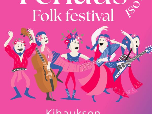 Kihaus Folk juhlanäyttely Rääkkylän kirjastossa 1.9.2026-5.1.2027