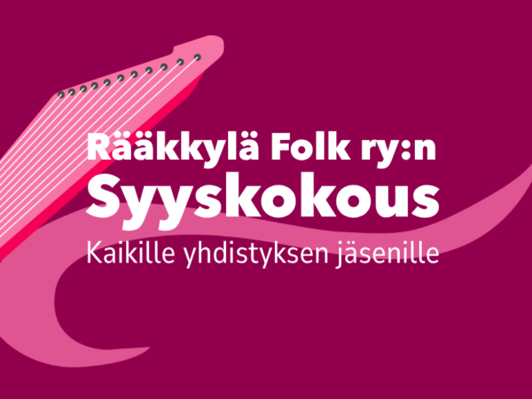 Yhdistyksen sääntömääräinen syyskokous 23.10.2026